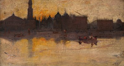 Grijze dag in de lente, Venetië door Tom Roberts